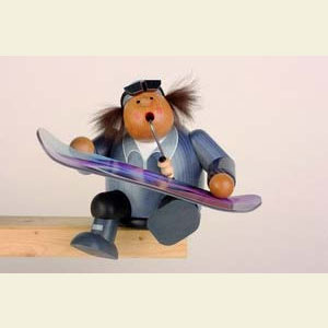 Smokers Hobbies Smoker Edge stool - Snowboarder - 19 cm / 7 inch