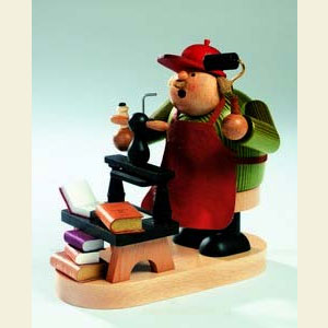 R�ucherm�nner Berufe R�ucherm�nnchen Buchdrucker - 19 cm