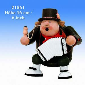 R�ucherm�nner Berufe R�ucherm�nnchen Kantenhocker-Musiker - 16 cm