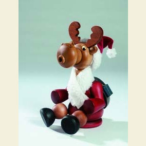 R�ucherm�nner Sonstige Figuren R�ucherm�nnchen Weihnachtselch - 24 cm