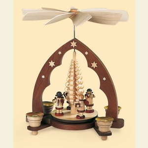 Christmas-Pyramids 1-tier Pyramids 1-tier pyramid - Angel musicians - 28 cm / 11 inch