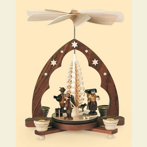 Christmas-Pyramids 1-tier Pyramids 1-tier pyramid - Forest people - 28 cm / 11 inch