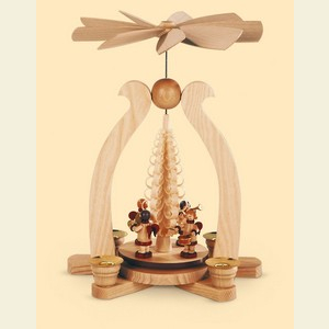 Weihnachtspyramiden 1-st�ckige Pyramiden 1-st�ckige Pyramide - Musikengel - 29 cm