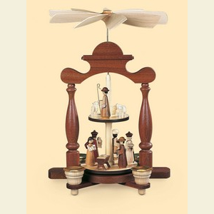 Weihnachtspyramiden 1-st�ckige Pyramiden 1-st�ckige Pyramide - Christi Geburt - 30 cm