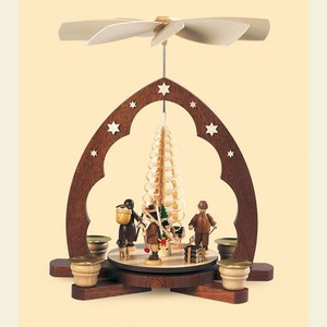 Christmas-Pyramids 1-tier Pyramids 1-tier pyramid - Erzgebirge Figurines - 30 cm / 12 inch