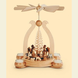 Christmas-Pyramids 1-tier Pyramids 1-tier pyramid - The Christmas Story - 32 cm / 13 inch