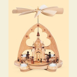 Weihnachtspyramiden 1-st�ckige Pyramiden 1-st�ckige Pyramide - Frauenkirche - 36cm