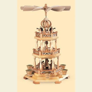 Christmas-Pyramids 3-tier Pyramids 3-tier pyramid - The Christmas Story - 45 cm / 18 inch