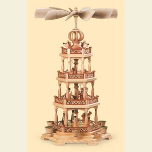 Christmas-Pyramids 3-tier Pyramids 3-tier pyramid - The Christmas Story - 58 cm / 23 inch