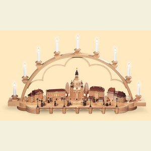 Schwibb�gen Mit Innenbeleuchtung Schwibbogen - Alt Dresden - 230 Volt - 105 cm