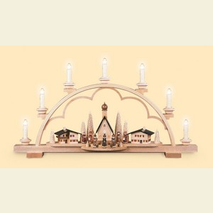 Candle Arches All Candle Arches Candle Arch - Village in the Alps - 65 cm / 26 inch - 120 V electr. (US-standard)