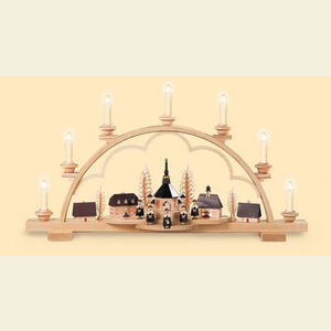 Candle Arches All Candle Arches Candle Arch - Village Seiffen - 65 cm / 26 inch