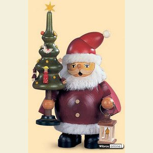 Smokers Santa Claus Smoker Santa Claus with tree - 14 cm / 5.5 inches