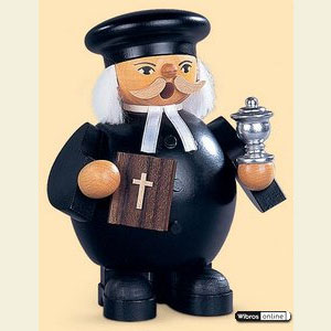 Smokers Professions Smoker Priest protestant - 14 cm / 5.5 inches