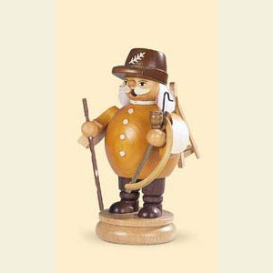 R�ucherm�nner Berufe R�ucherm�nnchen Waldarbeiter - braun  - 18 cm
