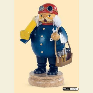 R�ucherm�nner Berufe R�ucherm�nnchen Monteur (Heizung L�ftung Sanit�r ) - 18 cm
