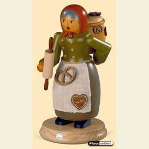 Smokers Professions Smoker Ginger Bread Salesman - 25cm / 10 inch