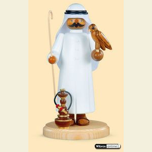 R�ucherm�nner Hobbies R�ucherm�nnchen Araber mit Falke und Sisha - 27cm