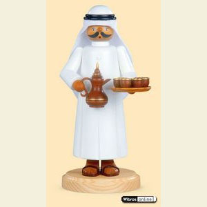 Smokers Hobbies Smoker Arabian with smoking coffee pot - 27cm / 11 inch