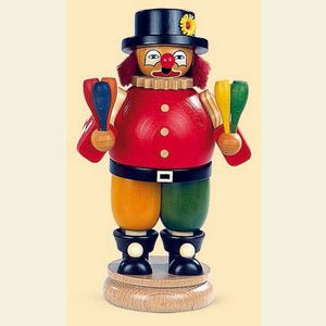 Smokers Misc. Smokers Smoker Clown Juggler with Clubs - 21 cm / 8 inches