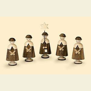 Small Figures & Ornaments Carolers Carolers 5 Figurines - 6,5 cm / 3 inch