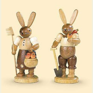 Small Figures & Ornaments Animals Rabbits Easter bunny Gardener - 11 cm / 4 inch