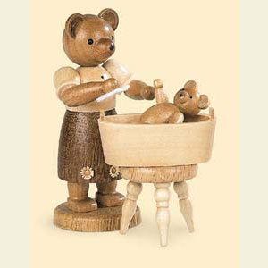 Kleine Figuren & Miniaturen Tiere B�ren B�renmutter mit Kind - 10 cm