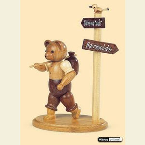 Small Figures & Ornaments Animals Bears Bear Wanderer - 13cm / 5 inch