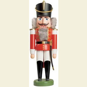 Nu�knacker Soldaten Nussknacker Husar rot - 37 cm