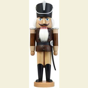 Nutcrackers Soldiers Nutcracker Hussar - Ash -  braun - 37 cm / 15 inch