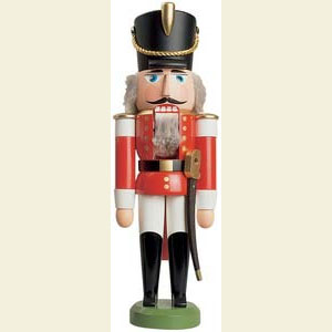 Nu�knacker Soldaten Nussknacker Husar rot - 28 cm