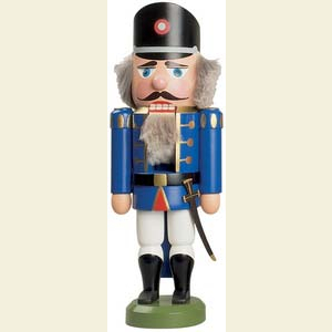Nu�knacker Berufe Nussknacker Polizist blau - 27 cm