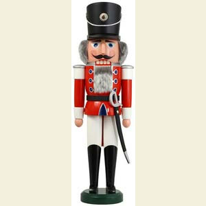 Nu�knacker Soldaten Nussknacker Husar rot - 60 cm