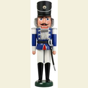 Nu�knacker Soldaten Nussknacker Husar blau - 60 cm