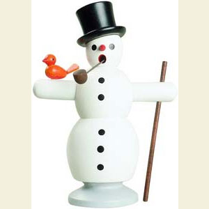 R�ucherm�nner Schneem�nner R�ucherm�nnchen Schneemann - 16 cm