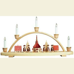 Schwibb�gen Alle Schwibb�gen Schwibbogen - Seiffener Kirche - 50 cm