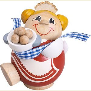 Smokers Misc. Smokers Smoker Dumpling Woman - 12 cm / 5 inches