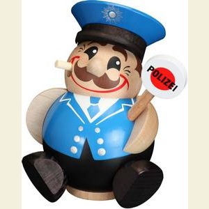 R�ucherm�nner Berufe R�ucherm�nnchen Polizist - 12 cm