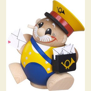 R�ucherm�nner Berufe R�ucherm�nnchen Postbote - 12 cm