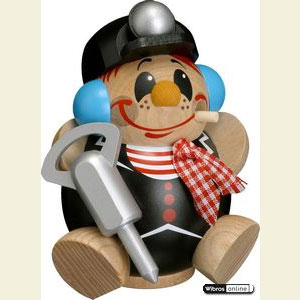 R�ucherm�nner Berufe R�ucherm�nnchen Kumpel - 12cm