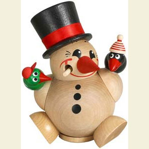 Smokers Misc. Smokers Smoker Ball Figur Smoker Cool Man with Birds - 12 cm / 5 inch