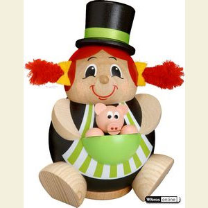 R�ucherm�nner Sonstige Figuren R�ucherm�nnchen Kugelr�ucherfigur Schorchyline - 12 cm