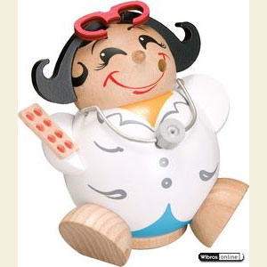 Smokers Professions Smoker Woman Doctor - 12cm / 5 inch