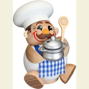 Smokers Professions Smoker Ball Figur Smoker Cook - 12 cm / 5 inch