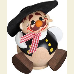 Smokers Professions Smoker Ball Figur Smoker Carpenter - 11 cm / 4 inch