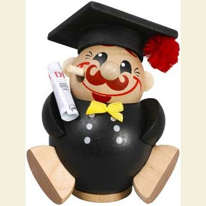R�ucherm�nner Berufe R�ucherm�nnchen Kugelr�ucherfigur Advokat - 12 cm
