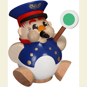 Smokers Professions Smoker Ball Figur Smoker Railroadman - 12 cm / 5 inch