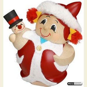 R�ucherm�nner Weihnachtsm�nner R�ucherm�nnchen Frau Nikolaus mit Cool Man - 12cm