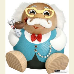 Smokers Misc. Smokers Smoker Ball Figur Smoker Retired man - 14 cm / 6 inch