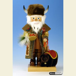 Nu�knacker Weihnachtsm�nner Nussknacker Buffalo Weihnachtsmann - 46,5cm